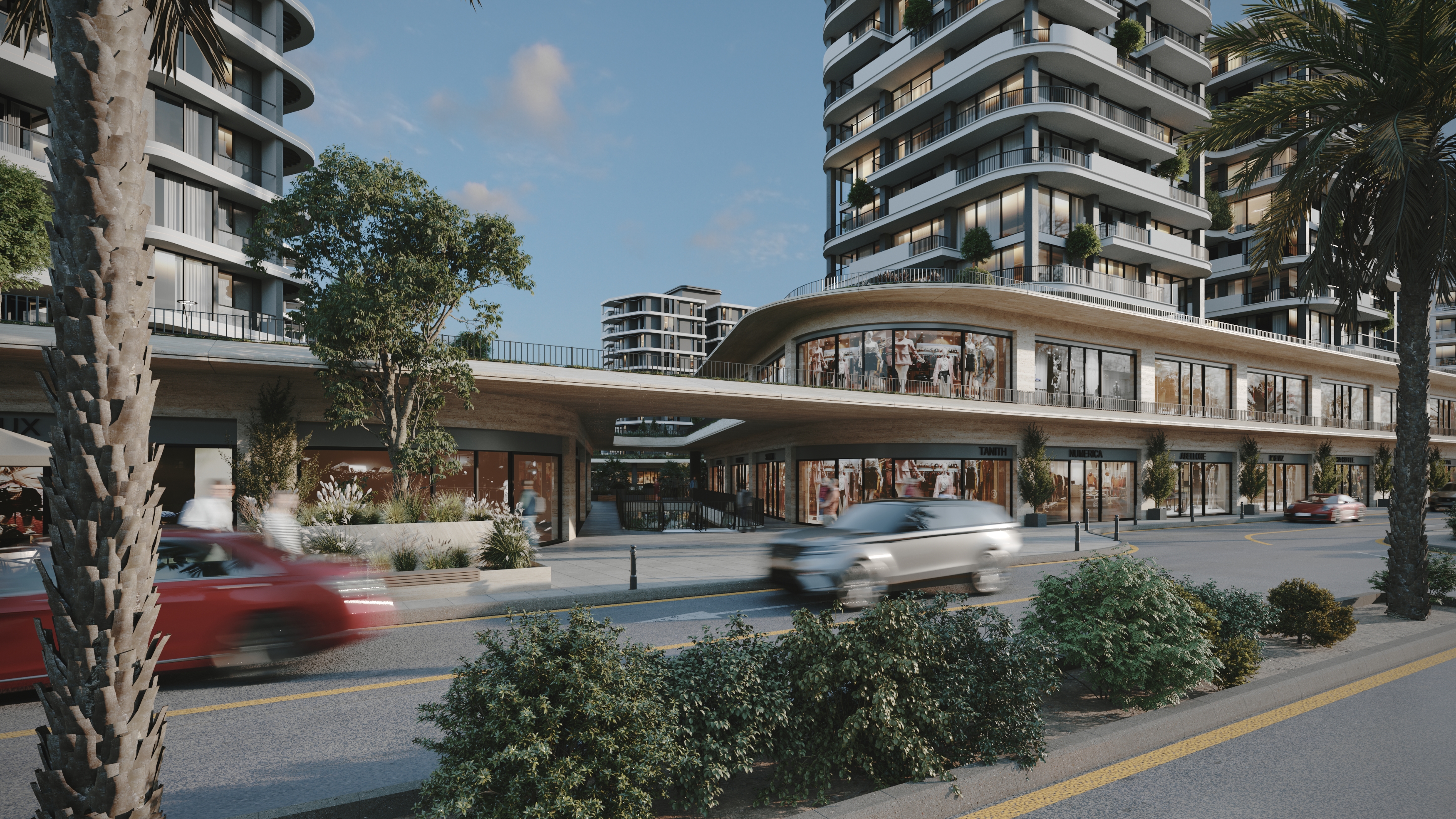 UBB Mersin Merko Konutları - Rezidans & Yaşam Alanı Dış Cephe Render